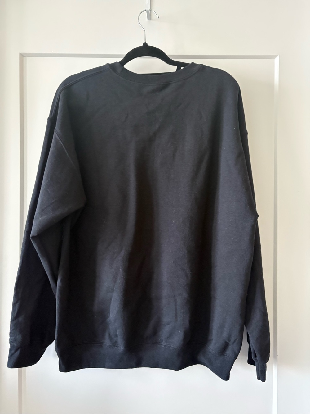 Black Graphic Christmas Sweatshirt - Irish Funny Sweater - Picture 2 of 3
